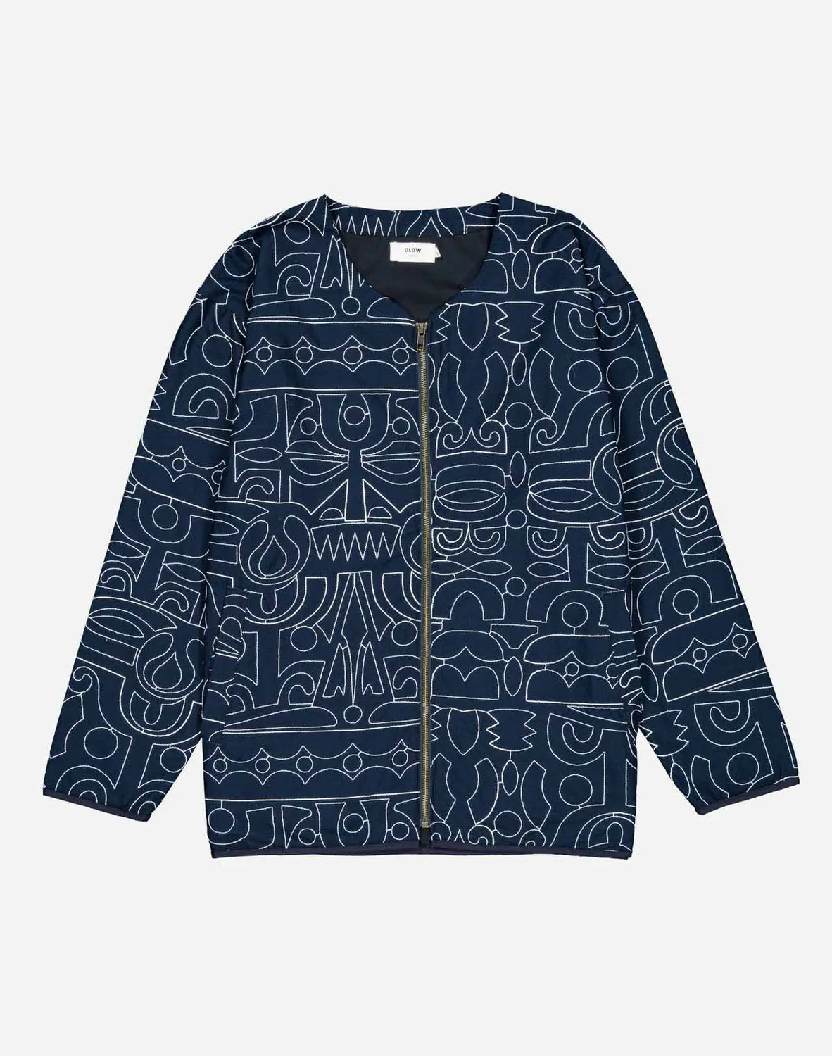 OLOW Ostara Palang veste bleu marine brodée
