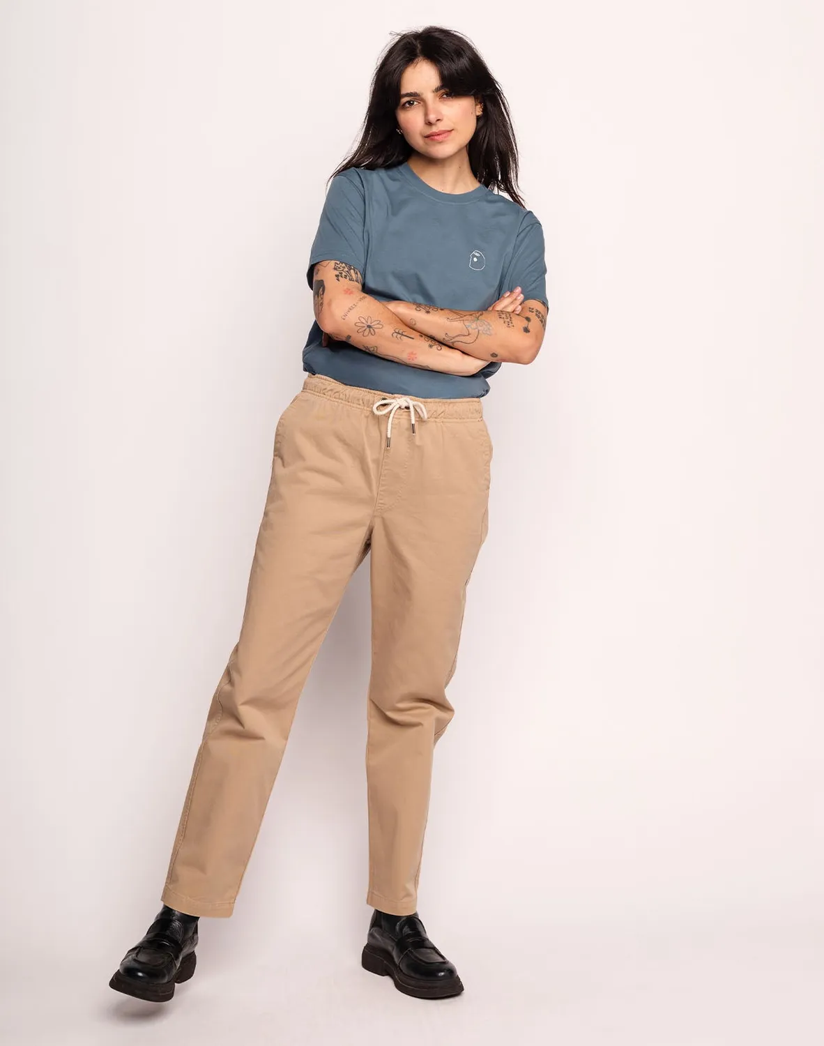 OLOW Hatha Pantalon homme sable sergé coton