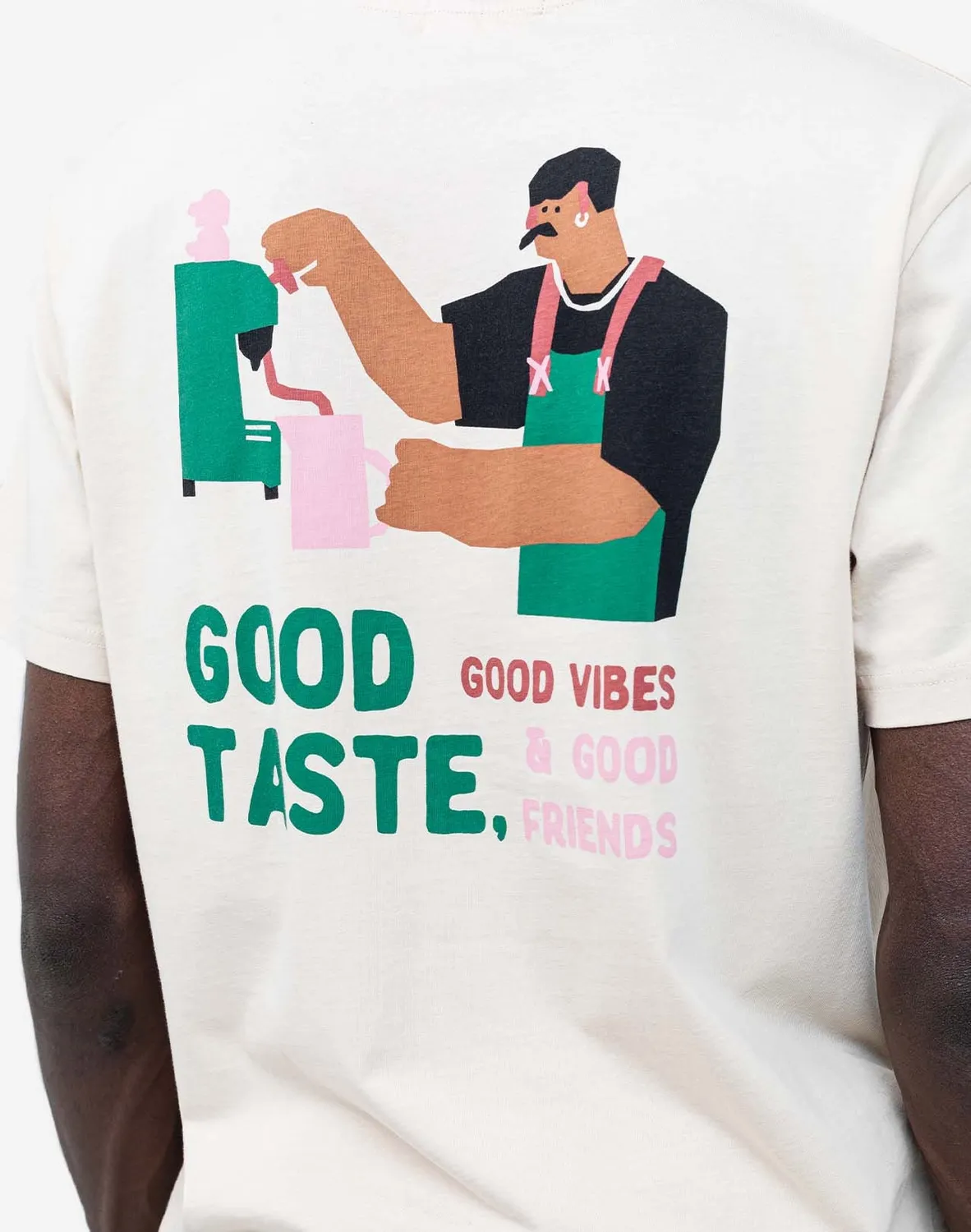Olow Local Brewery t-shirt crème coton bio