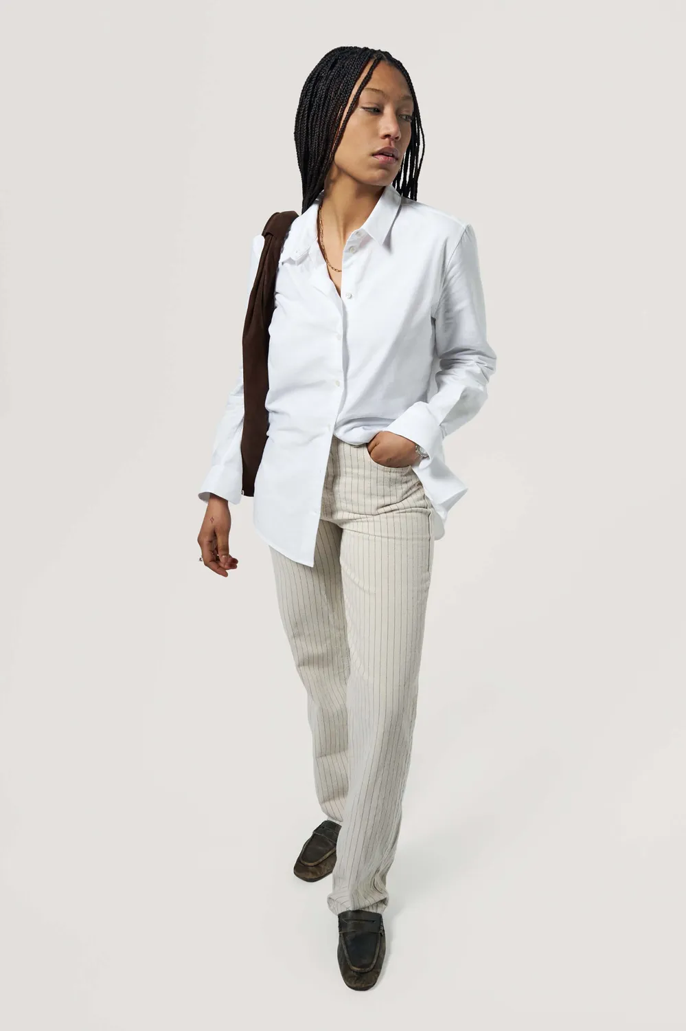 Loom chemise oxford coton bio coupe ajustée femme