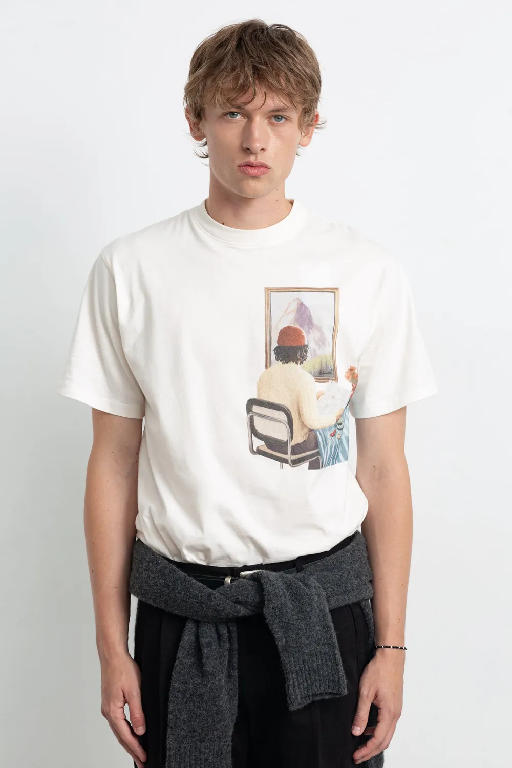 Edmmond Studios Room t-shirt blanc cassé 190g