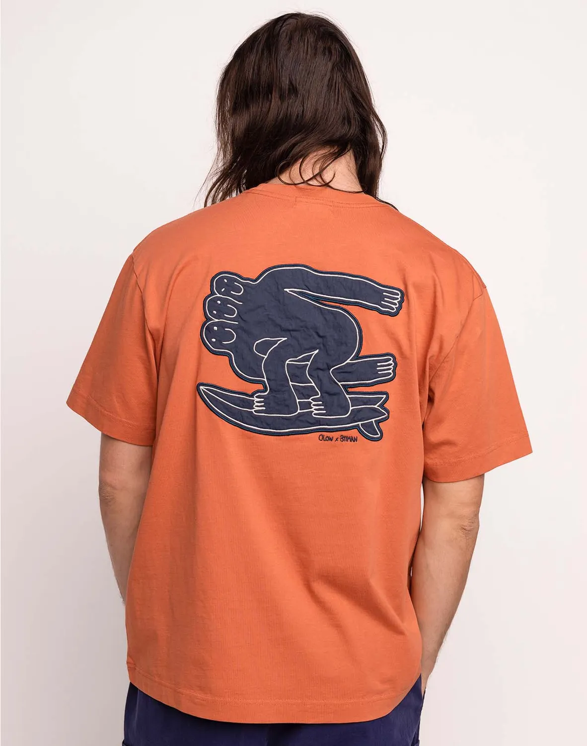 OLOW Point Break t-shirt homme mandarine coton bio