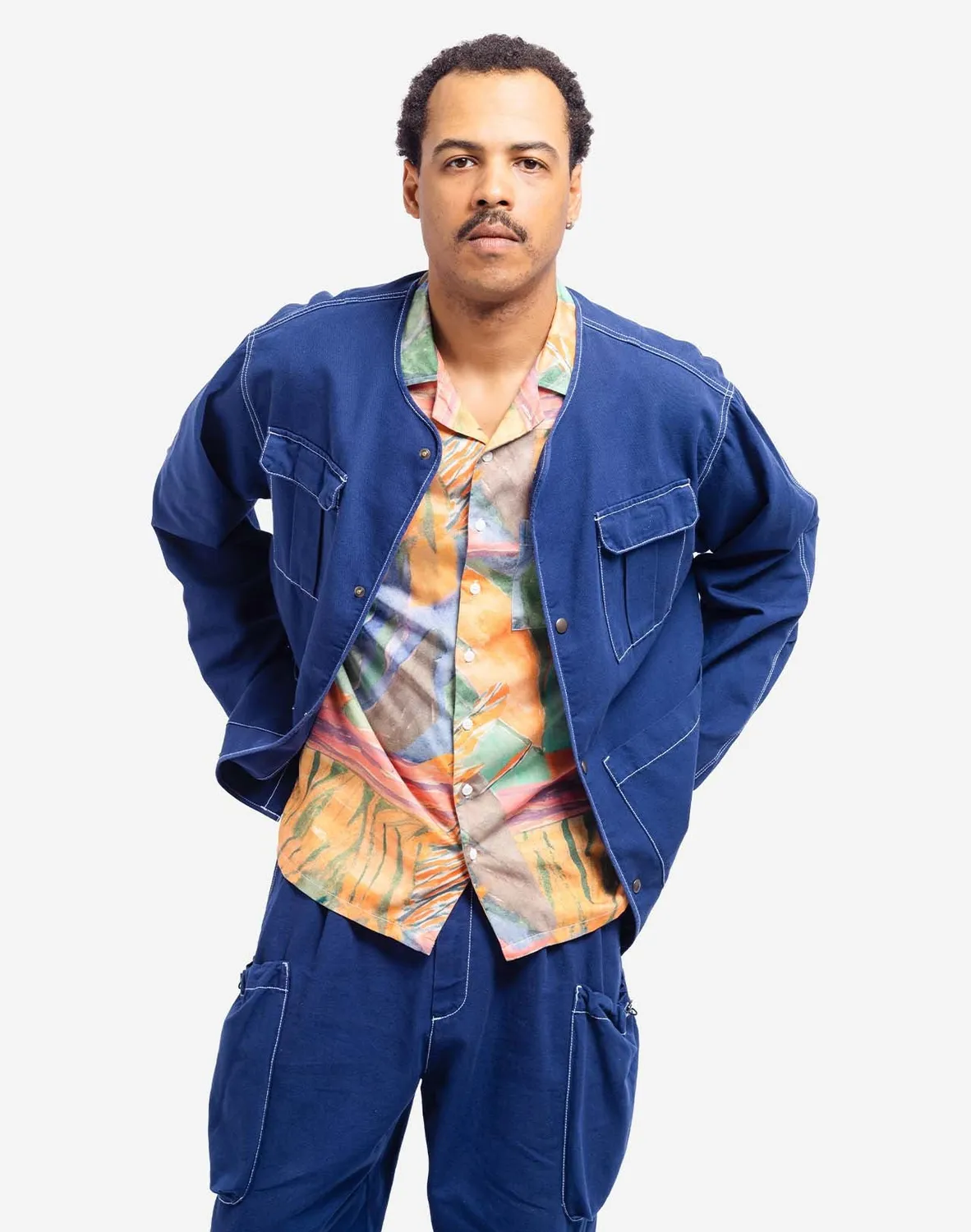 OLOW Hiro Paint veste bleu outremer workwear