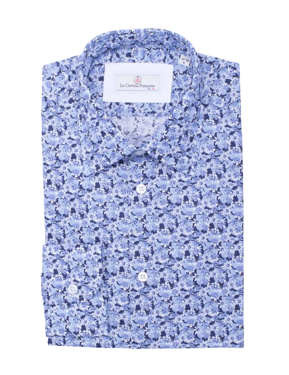 La Chemise Française Fleurs Bleues chemise homme floral