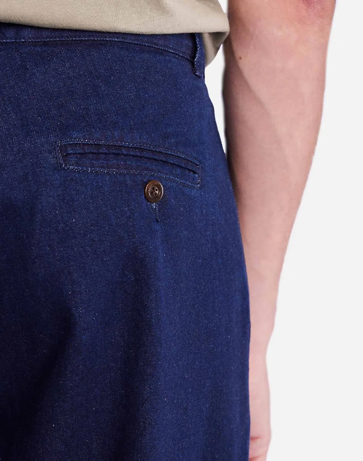 OLOW Swing pantalon denim foncé coton recyclé