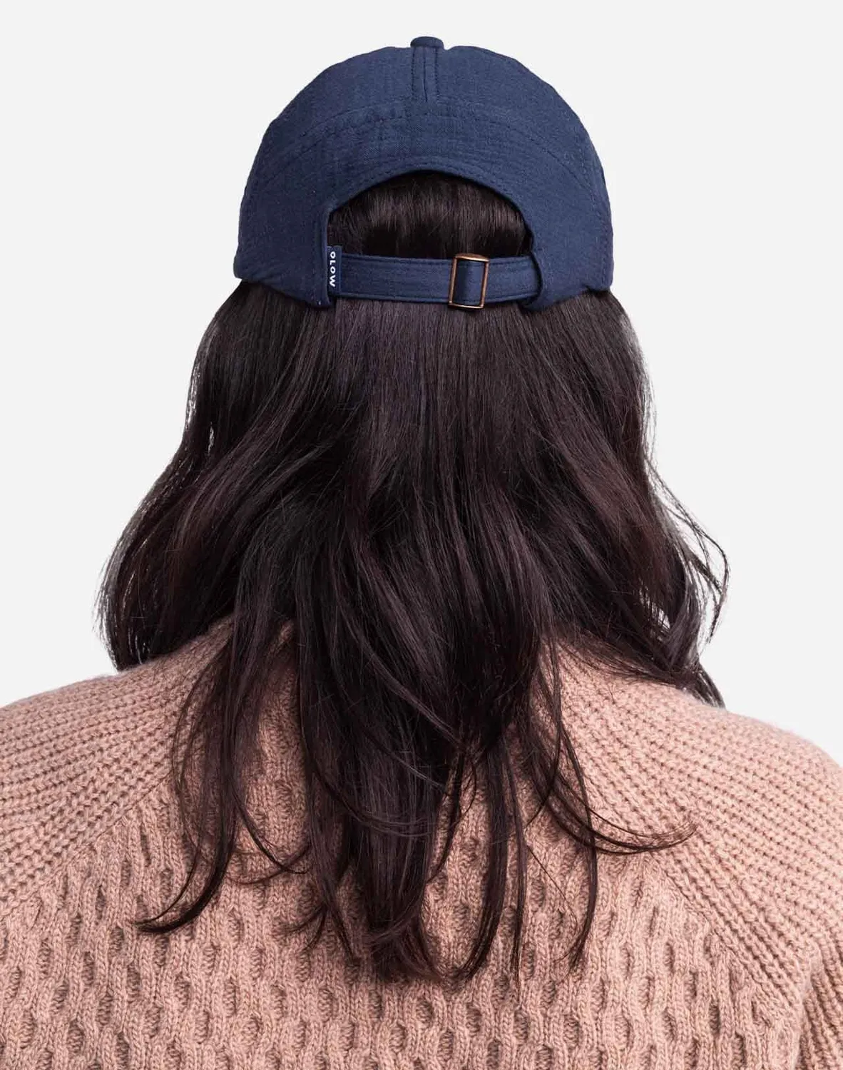 OLOW Creative Life casquette bleu marine coton