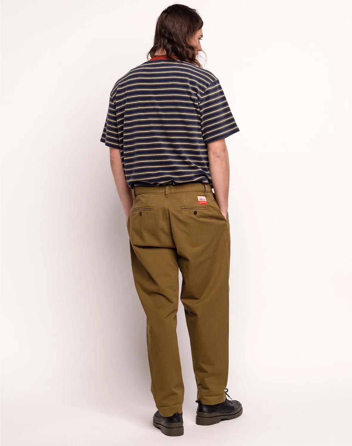 OLOW Sembo pantalon vert tilleul coupe large coton bio