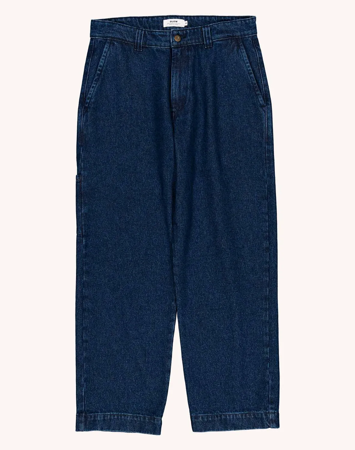 Olow Chuck pantalon denim bleu coton recyclé