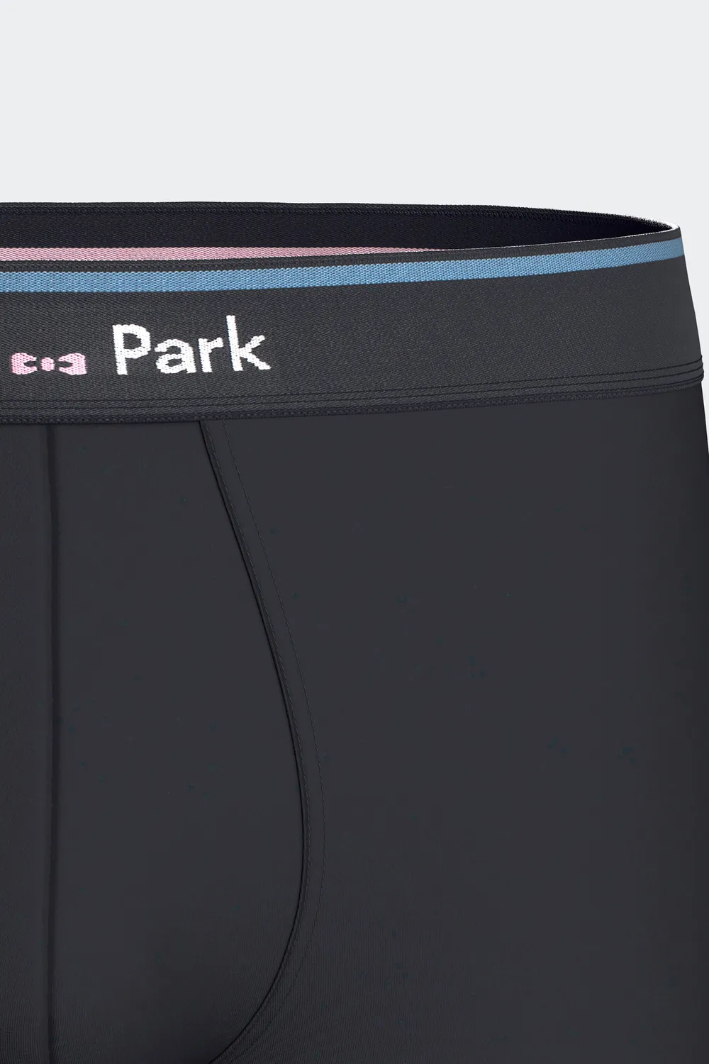 Eden Park Lot 2 Boxers Coton Stretch Marine Ciel Homme