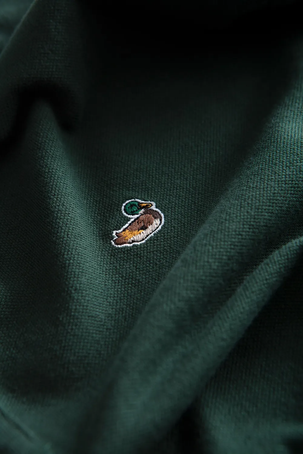 Edmmond Studios Duck Polo LS polo vert foncé manches longues