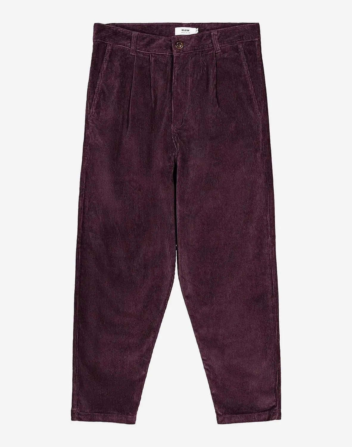 OLOW Swing pantalon prune velours coton
