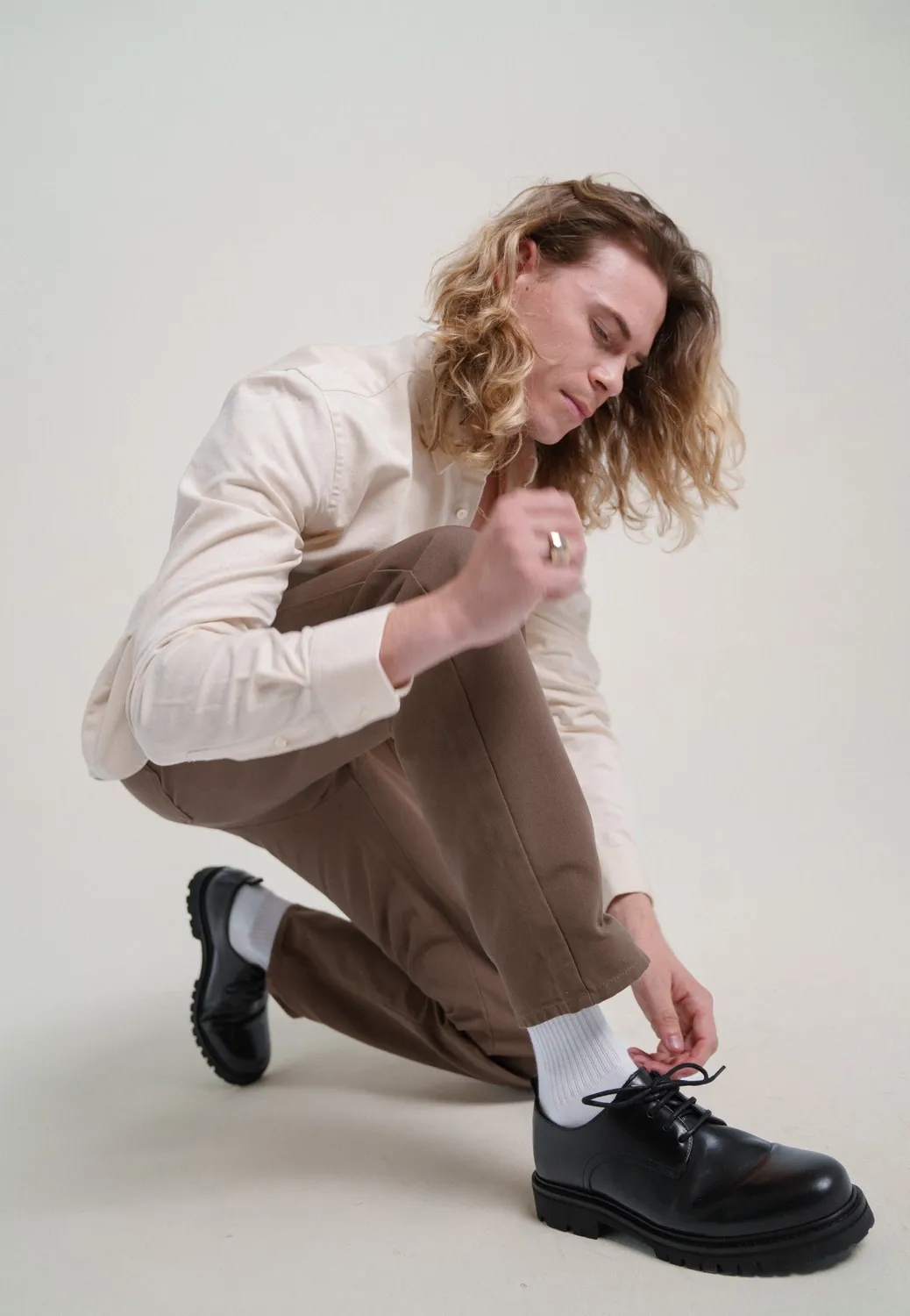 Loom le pantalon workwear pantalon canevas kaki