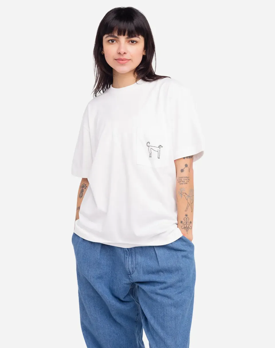 OLOW People t-shirt écru ample coton bio