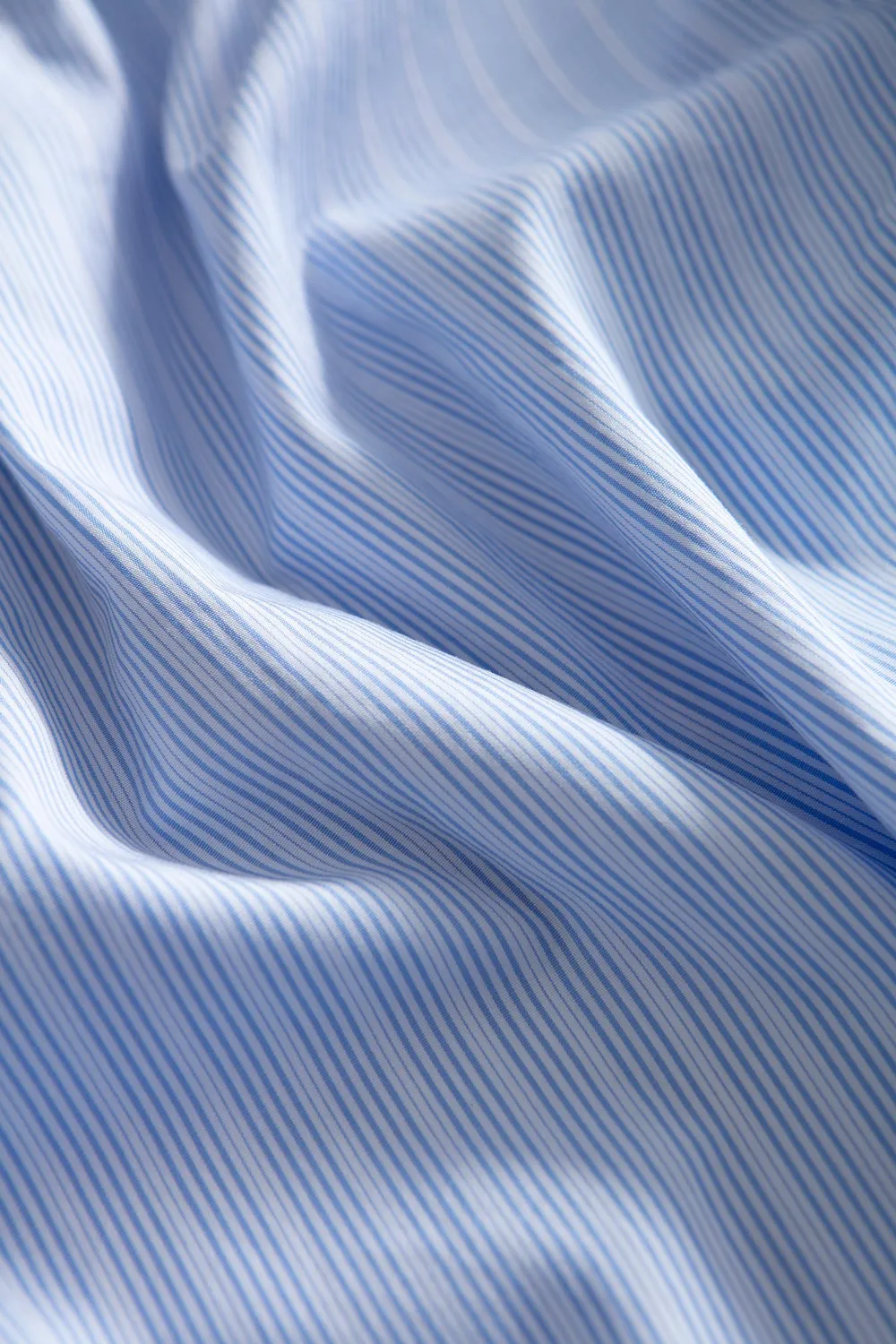 Edmmond Studios Dorne chemise bleu clair rayée