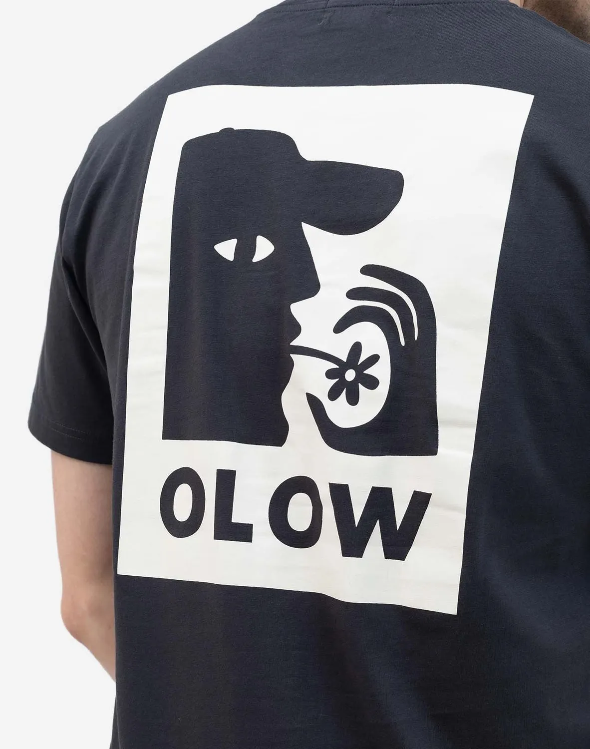 OLOW Portrait t-shirt droit noir carbone