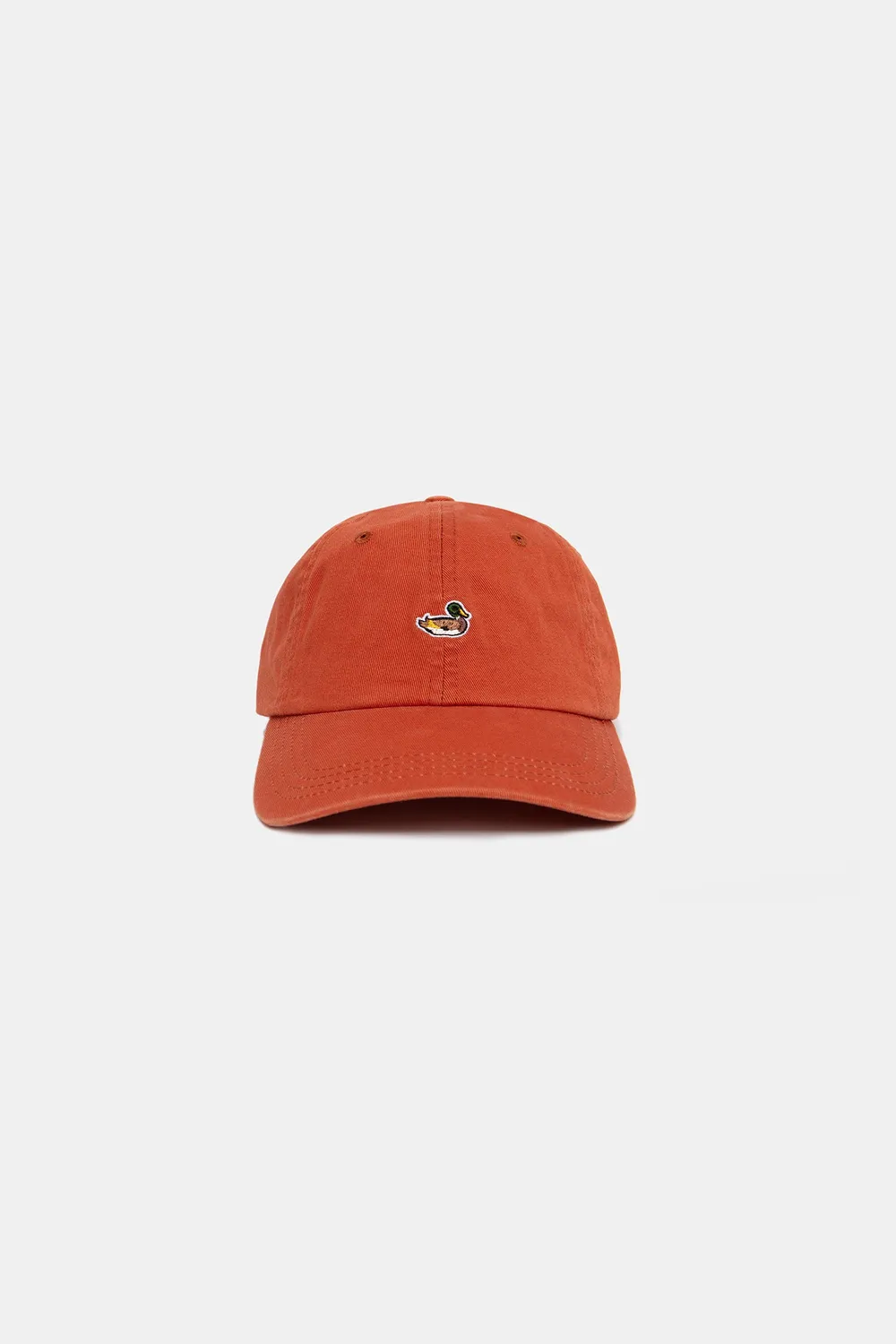 Edmmond Studios Duck casquette orange coton twill