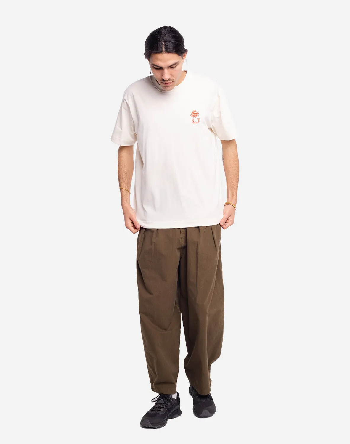 OLOW Mushroom t-shirt ivoire coupe ample