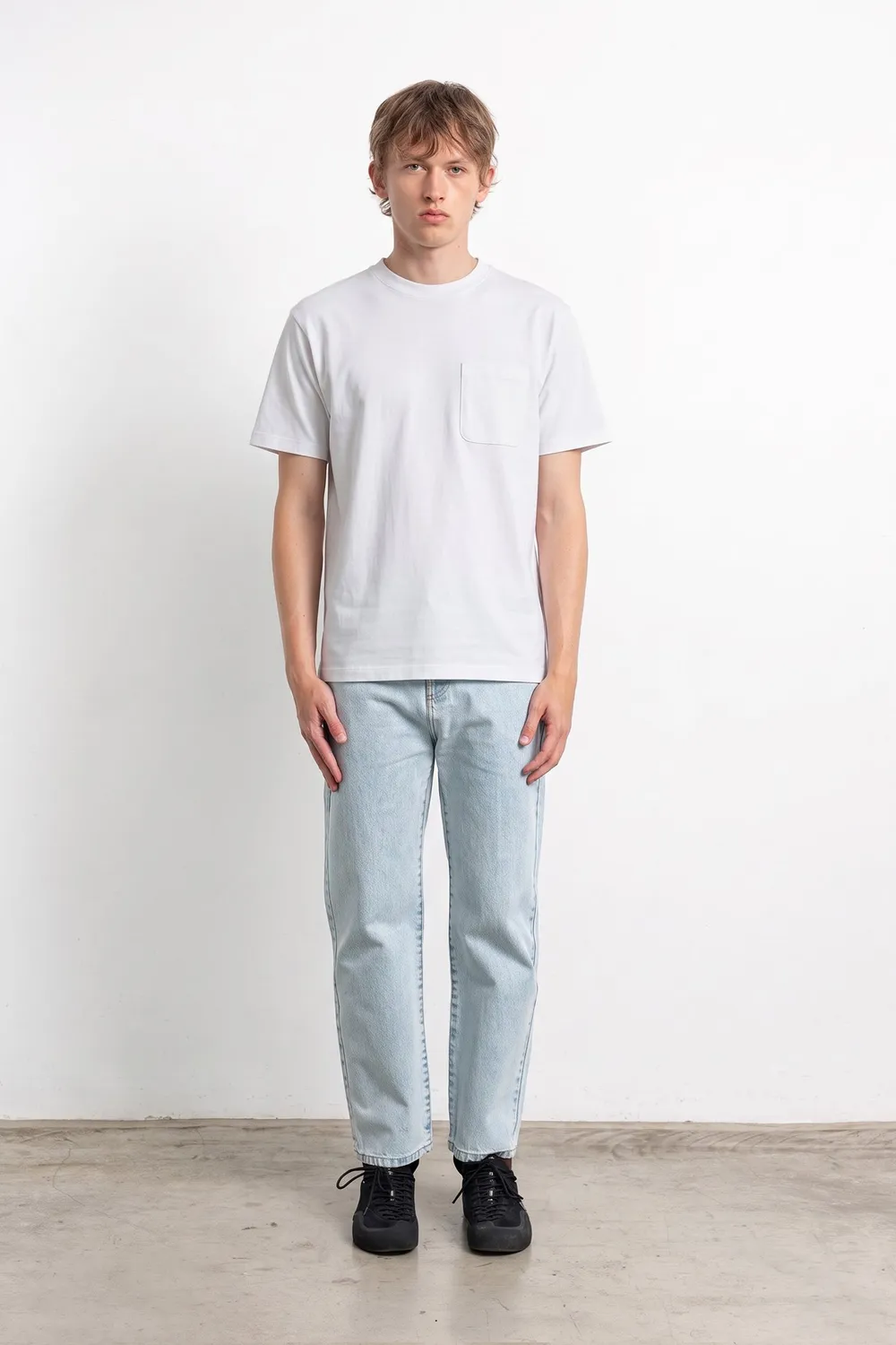 Edmmond Studios Mini Logo t-shirt homme blanc brodé