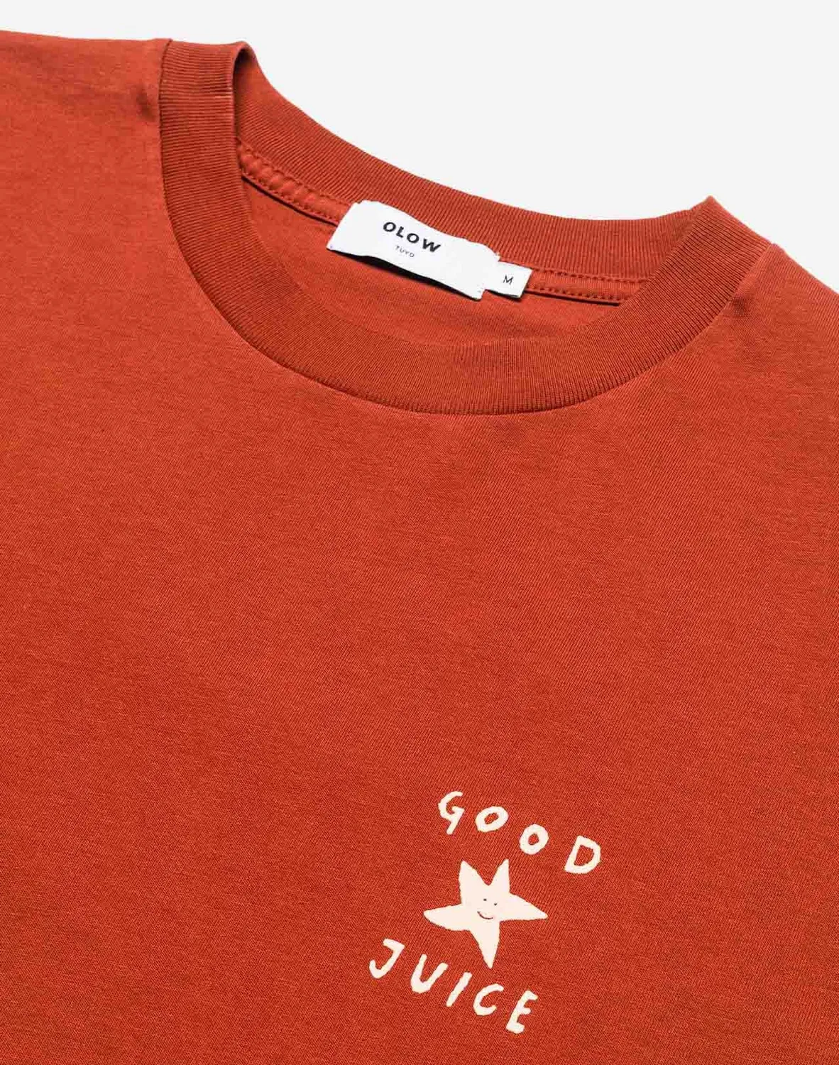 OLOW Flavour t-shirt ample rouille coton bio