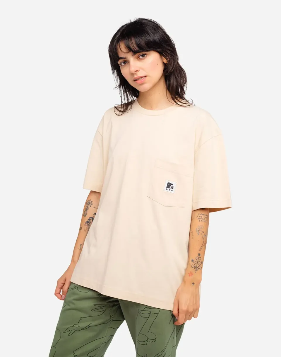 OLOW Japo t-shirt ample crème coton bio
