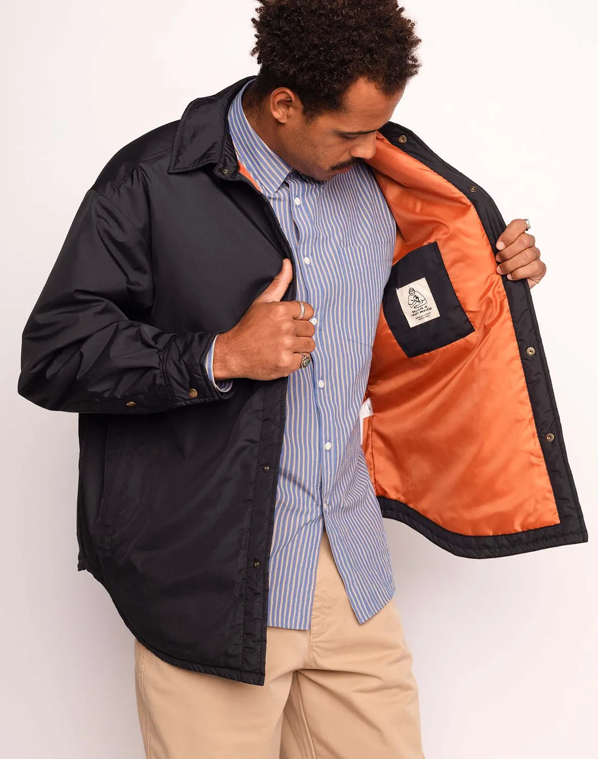 OLOW Tacoma veste noire oversize déperlante