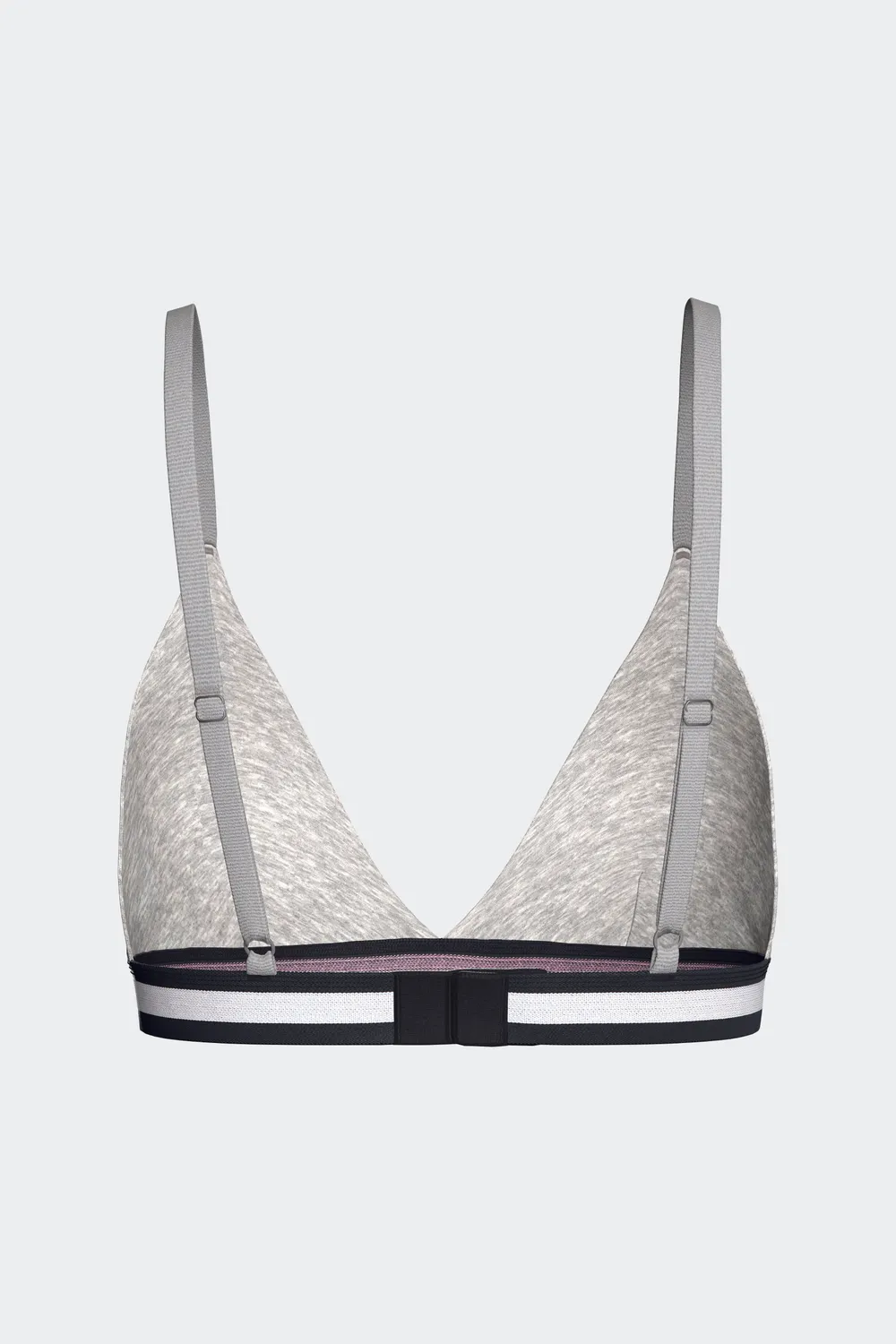Eden Park Bralette Triangle Coton Stretch Gris Femme