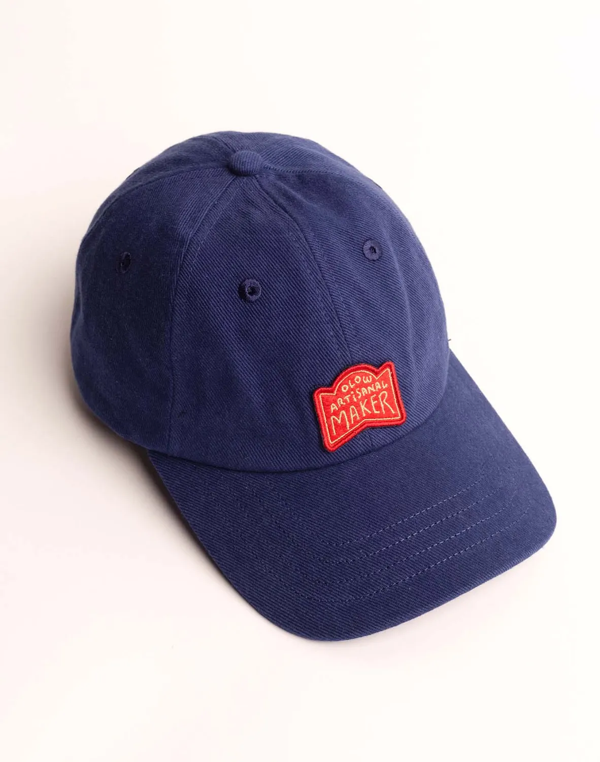 OLOW Six Panel casquette bleu outremer coton bio