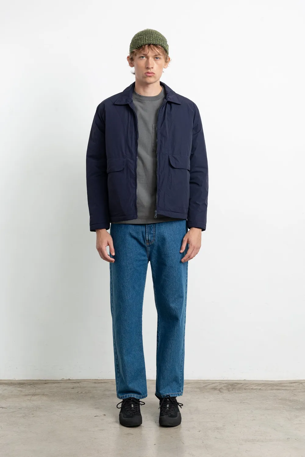 Edmmond Studios Summit Jacket doudoune bleu marine duvet