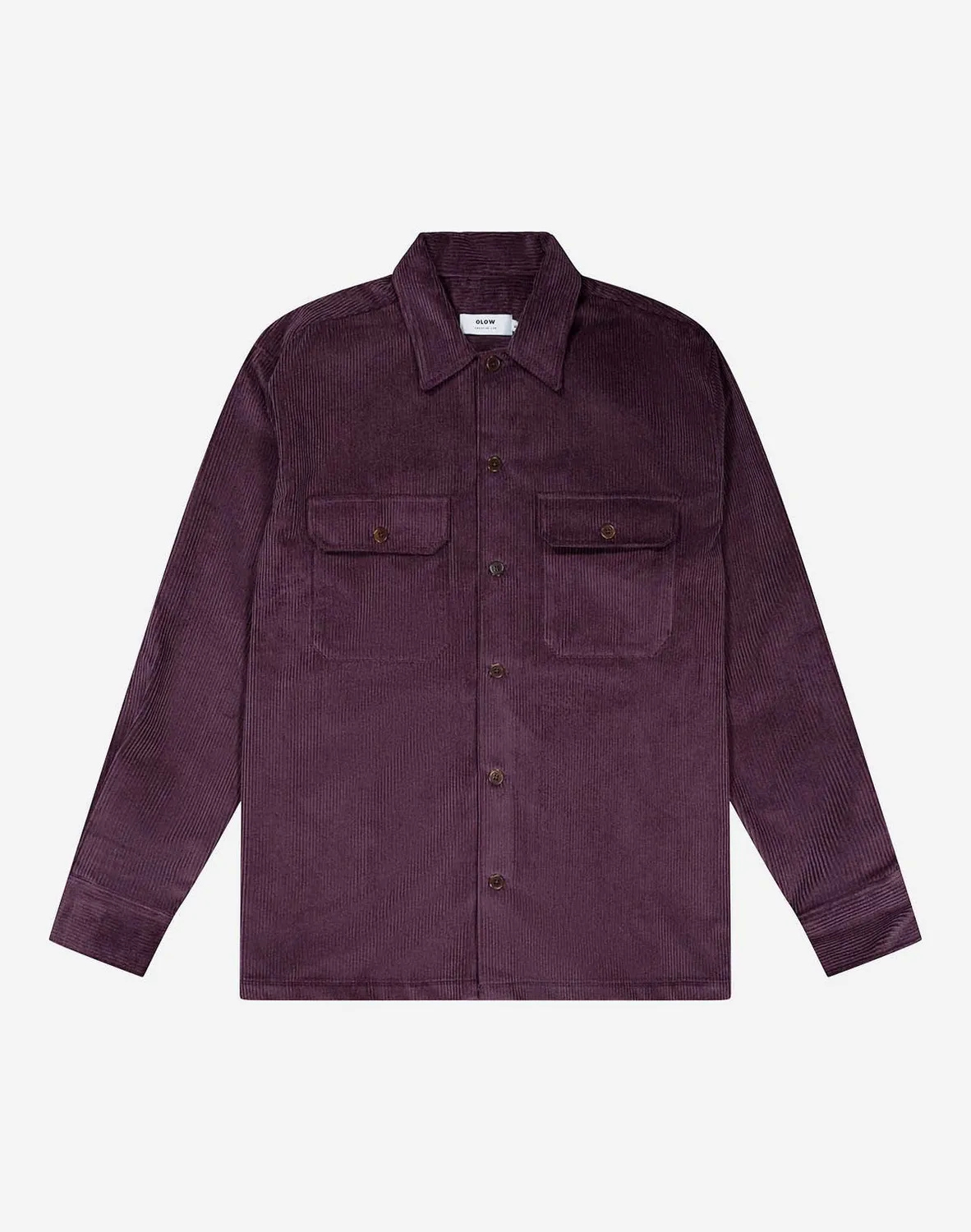 OLOW Décré chemise velours prune