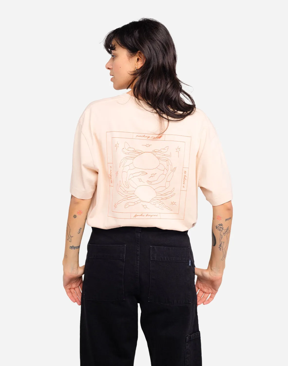 OLOW Étrille t-shirt ample crème coton bio