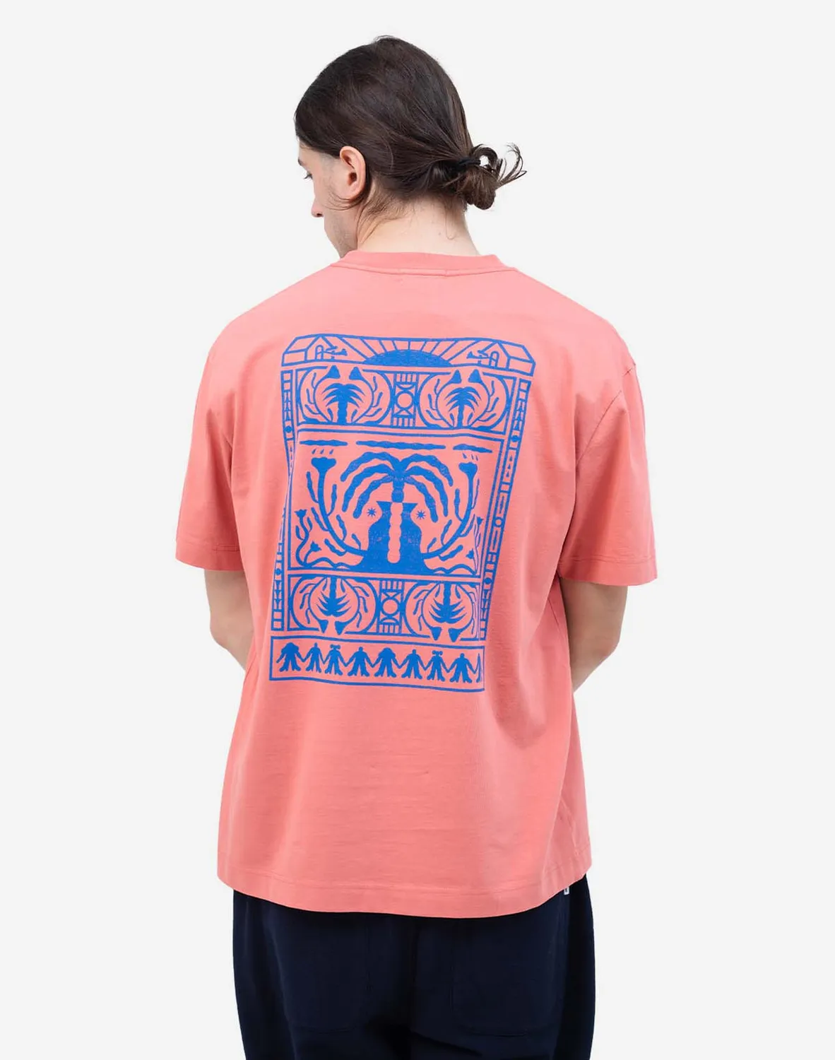 OLOW Connection t-shirt rose minéral coton bio