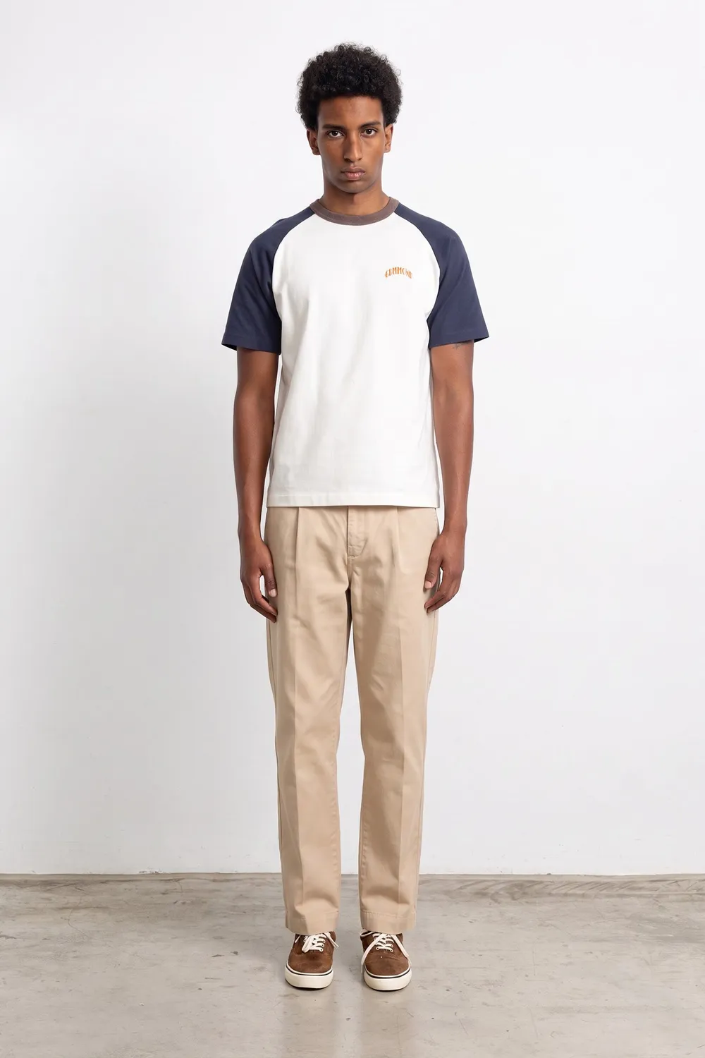 Edmmond Studios Alan Pant pantalon homme beige à pinces