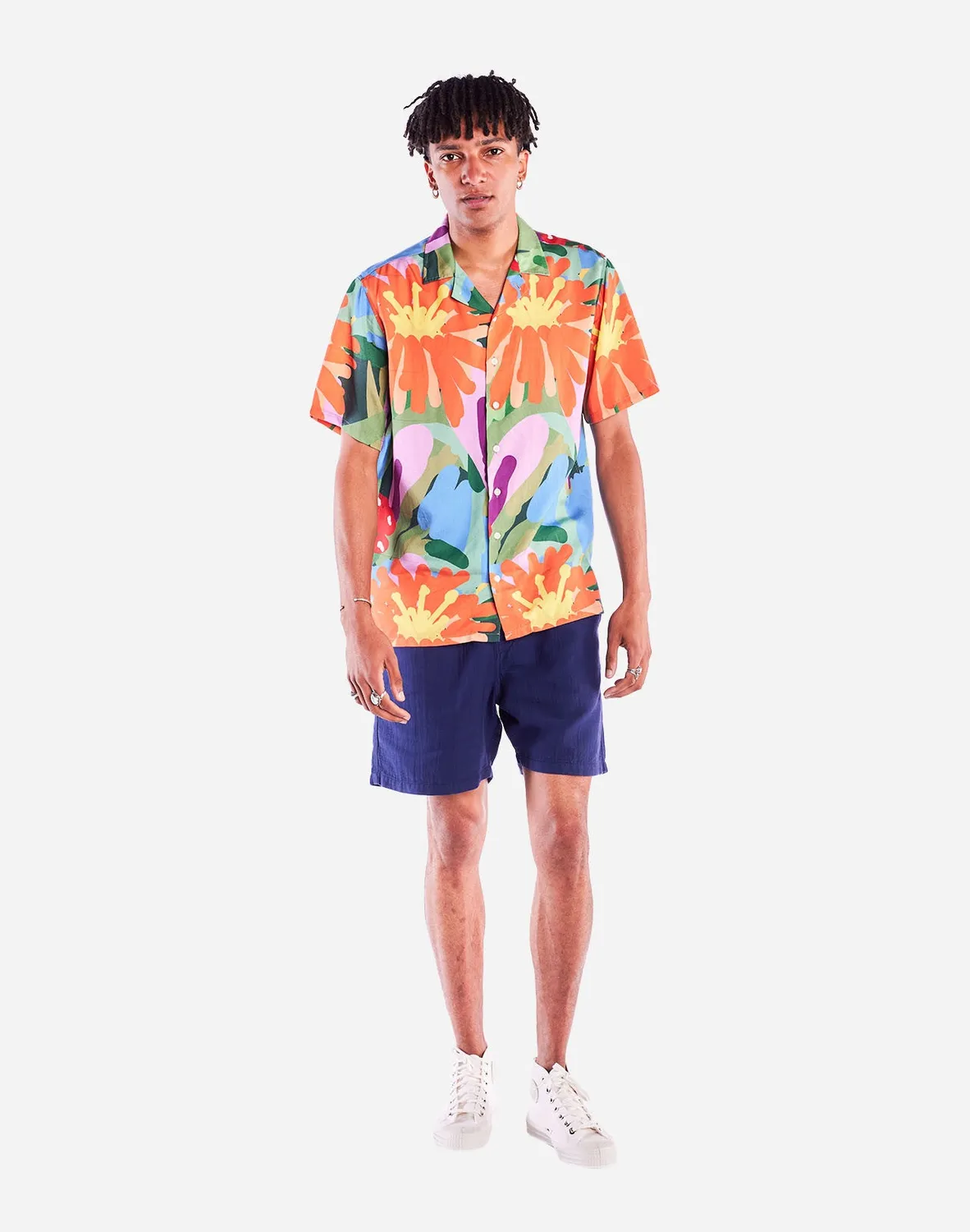 OLOW Aloha Wildflowers chemisette multicolore en tencel