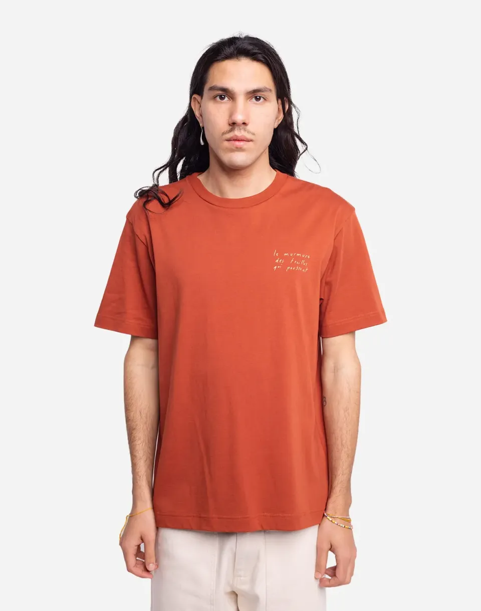 OLOW Le Murmure t-shirt rouille ample coton