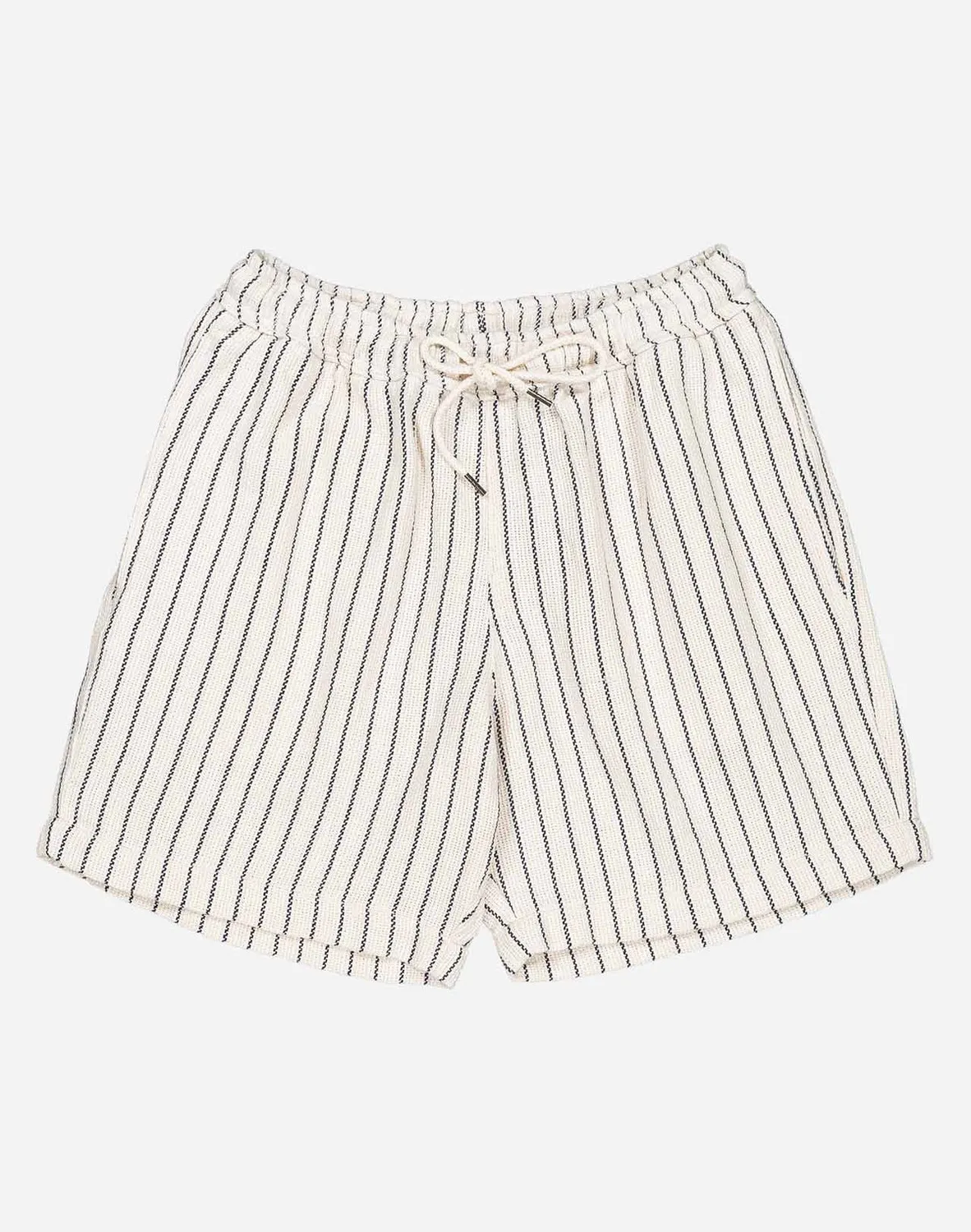 OLOW Bodhi Rivas short écru rayé coton recyclé