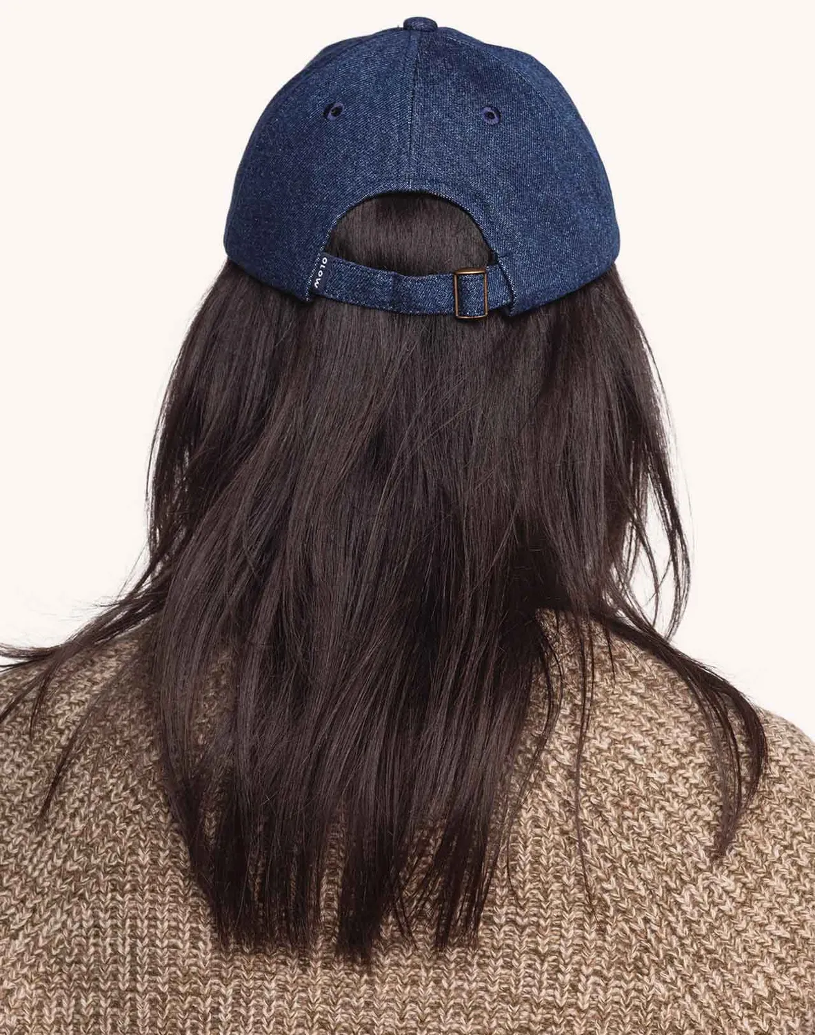 OLOW Maker casquette six-panel bleu denim