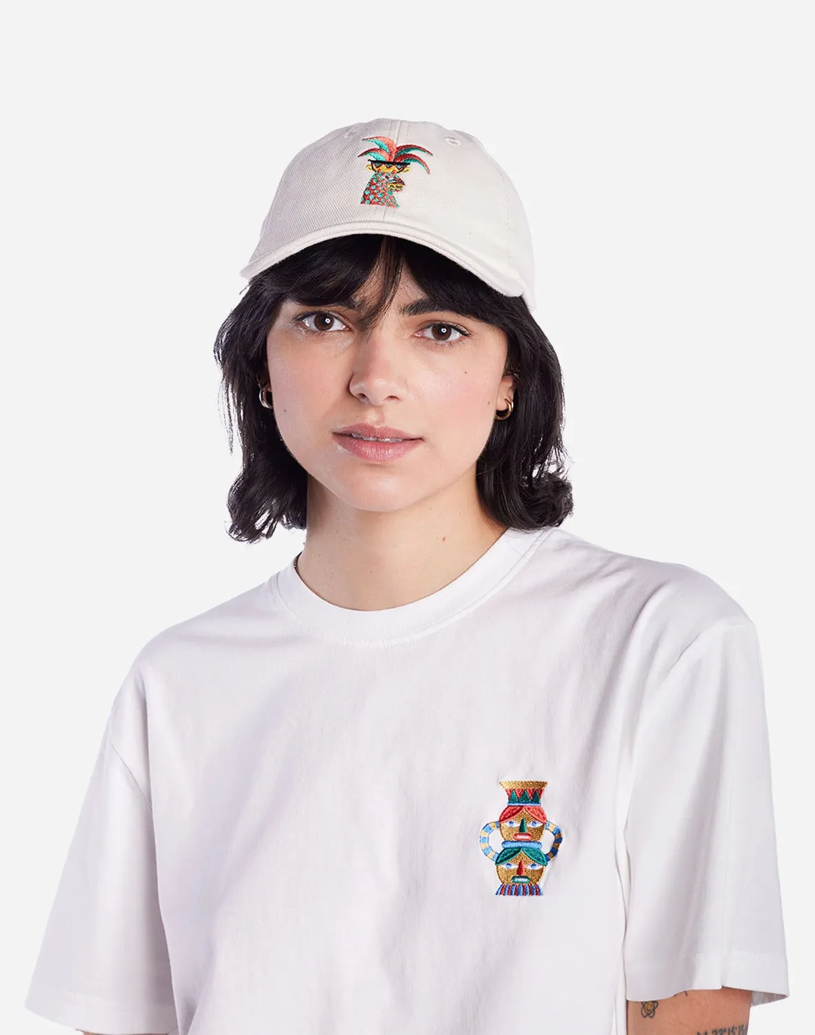 OLOW Six Panel Yaguar casquette écru coton bio