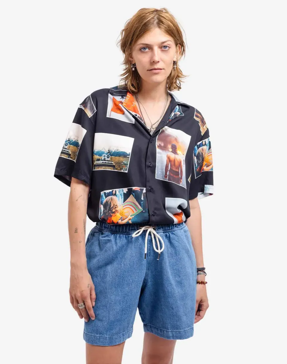 OLOW Aloha Blend chemisette noire Tencel