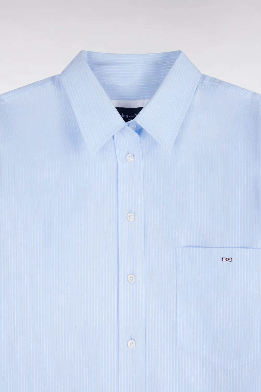 Eden Park Club Classique chemise femme ciel rayures oversized