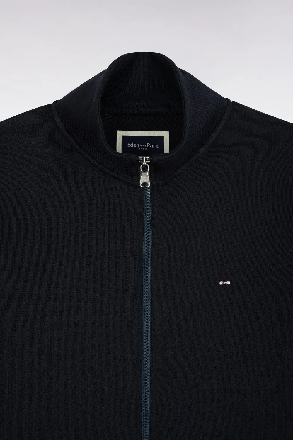 Eden Park sweat zippé col camionneur marine droit