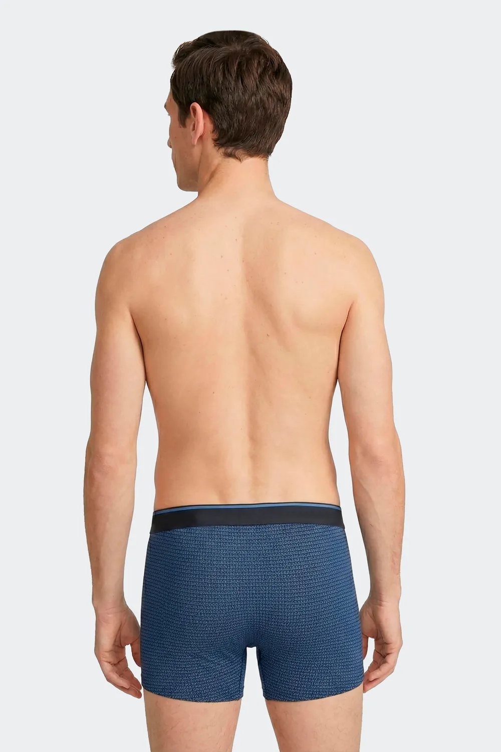 Eden Park lot 2 boxers coton marine imprimé