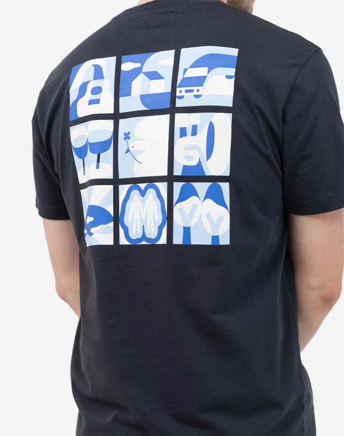 OLOW Good Time t-shirt noir carbone coton bio