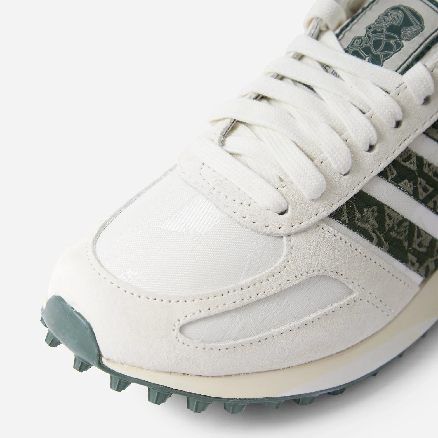 Labrum x adidas baskets LA Trainer blanc vert pointure UK