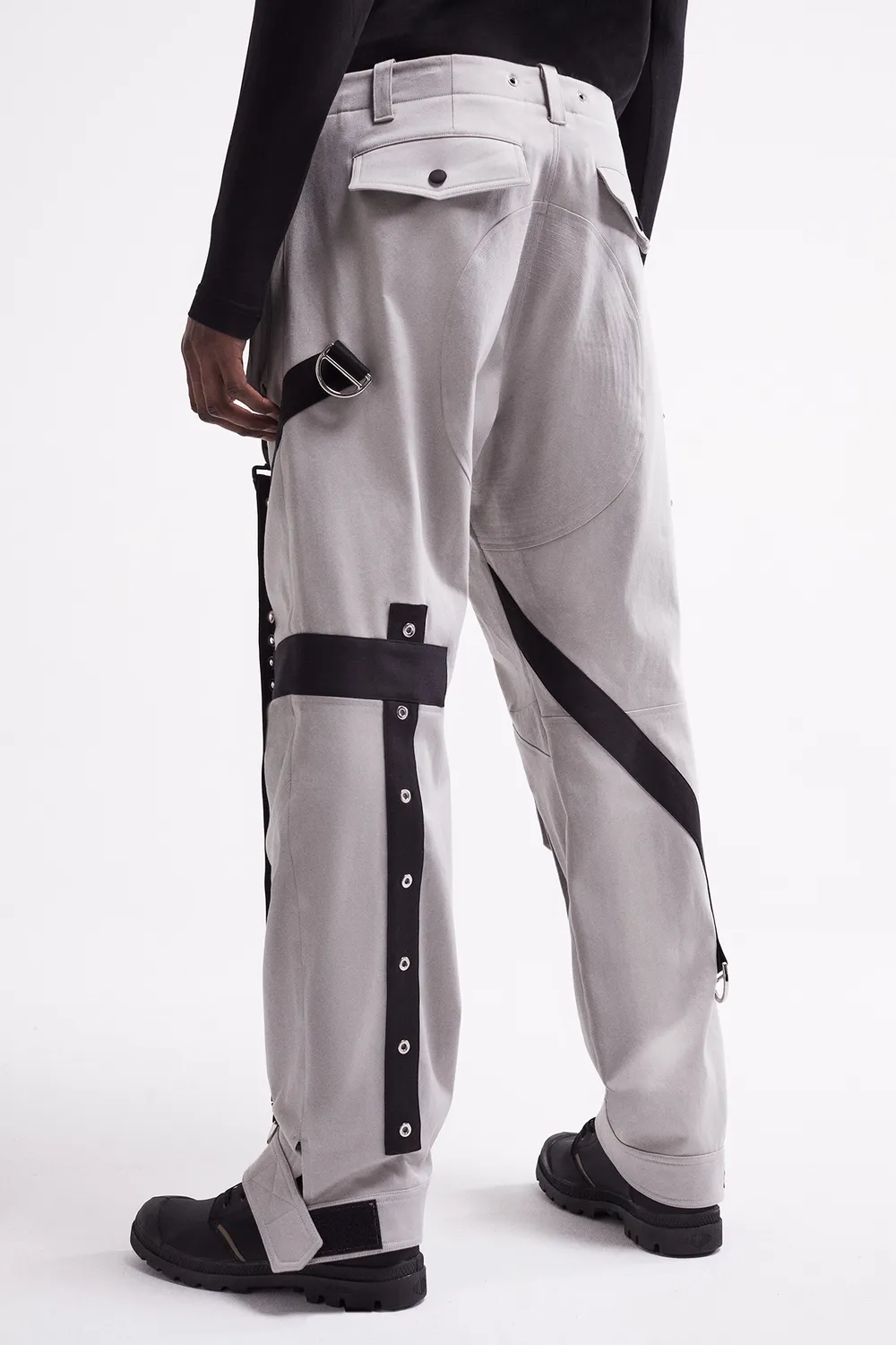 FRENCH DEAL Struktur pantalon coton à bandes streetwear