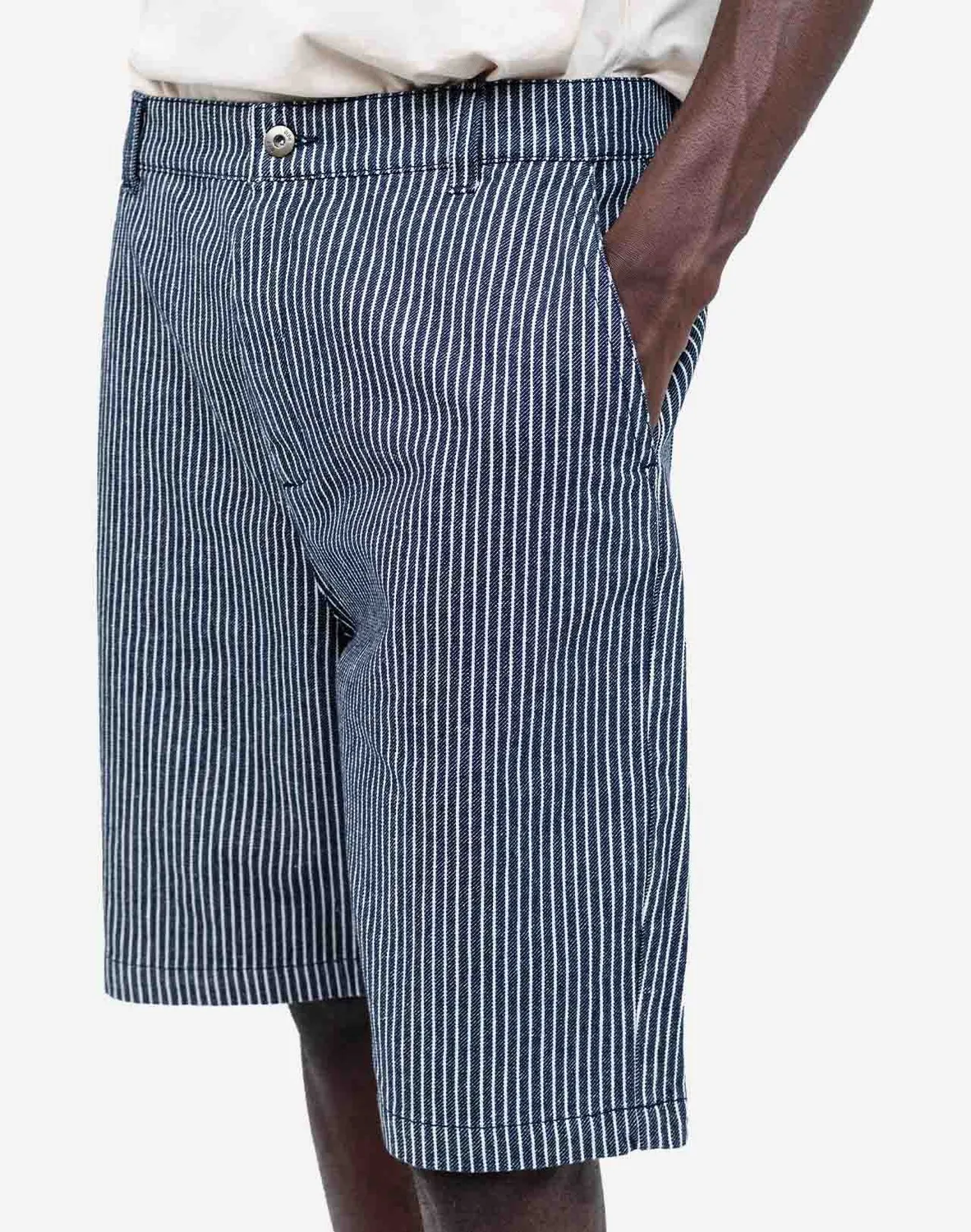 OLOW Diy short homme rayé coton bio 28 US