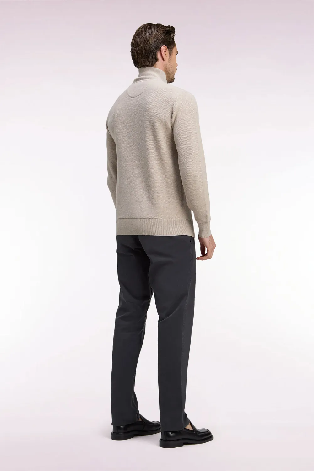 Eden Park Legend Rugby chino gabardine kaki sans plis stretch