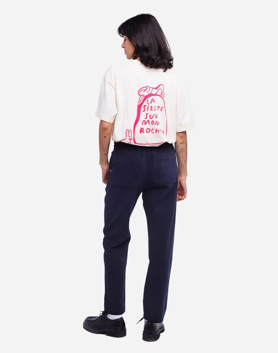OLOW Hatha pantalon marine tailles 26 à 38 US