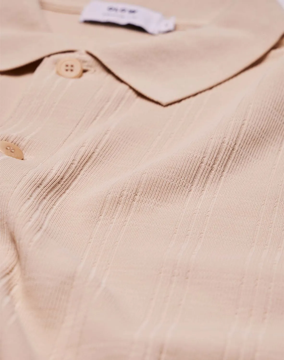 Olow Cheech polo en coton crème homme