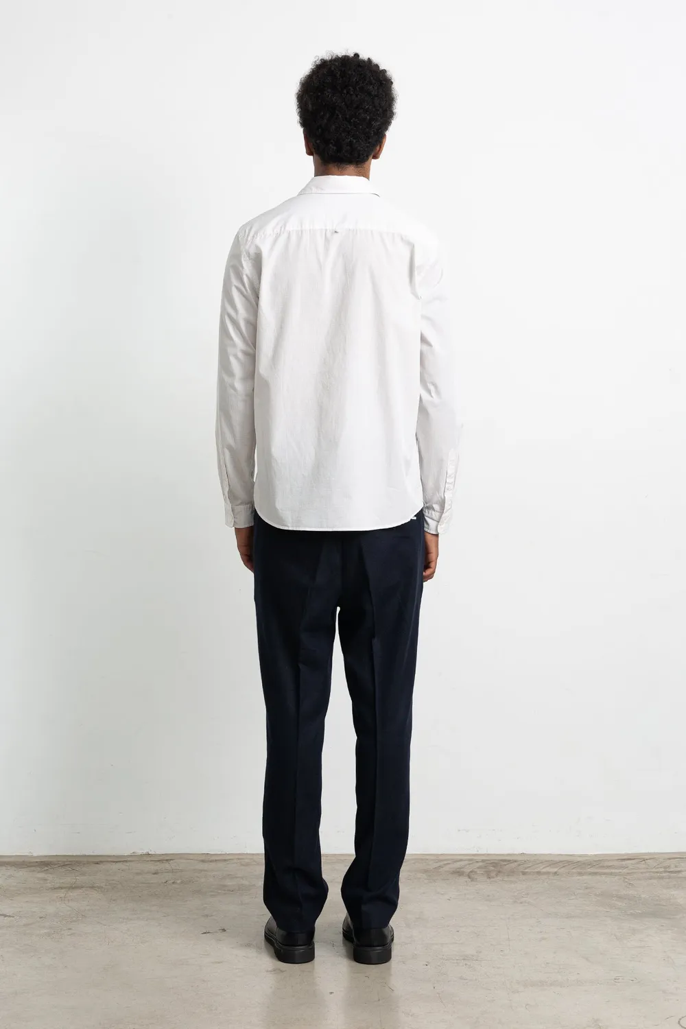 Edmmond Studios Bray Shirt chemise blanche popeline