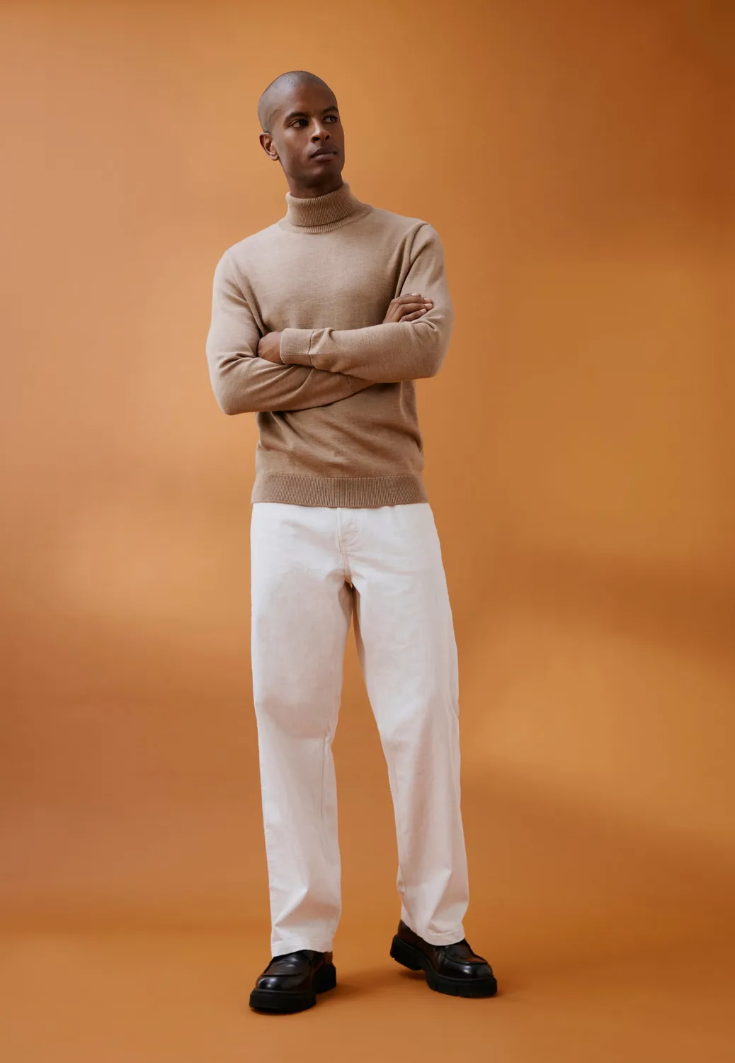 Loom Le pull col roulé pull laine mérinos